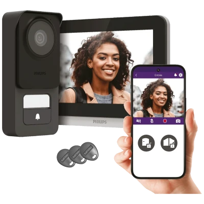 Philips Video interfon7", set, WelcomeEye Connect 3