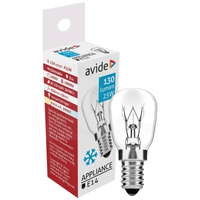 Avide Sijalica za frižider, LED 25W, E14, 3000K, IP20 - Cooling Bulb 25W E14