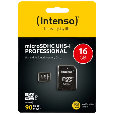 (Intenso) Micro SDHC/SDXC kartica 16GB Class 10, UHS-I +adapter, Pro - MicroSD 16GB Class10 UHS-I Pro
