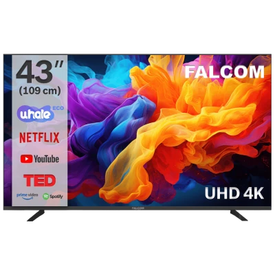 Falcom Televizor Smart LED TV 4K UltraHD  43", Bluetooth ,WiFi - TV-43LTF024SM WOS