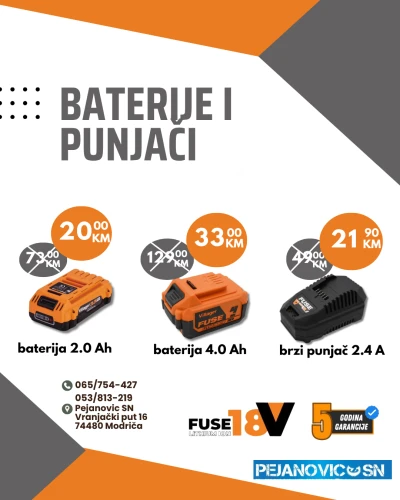 Baterije Fuse18 Villager