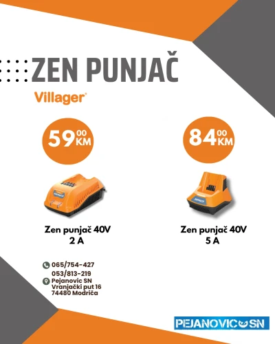 Zen punjači Villager-