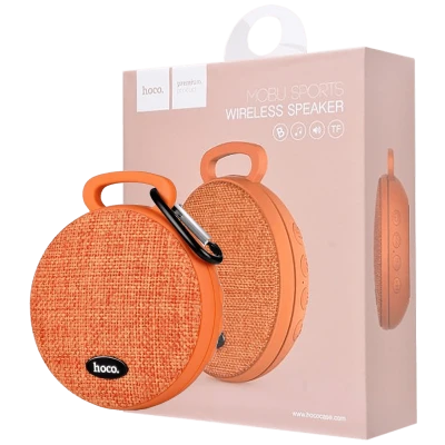 hoco. Zvučnik bežični, Bluetooth, 600 mAh, 5 h, orange - BS7 Mobu, Bluetooth, orange