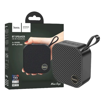 hoco. Zvučnik bežični, Bluetooth, 1200 mAh, 5W - HC22, Crni
