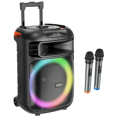 hoco. Zvučnik bežični sa 2 bežična mikrofona, Bluetooth, 60W - HA5 Winner