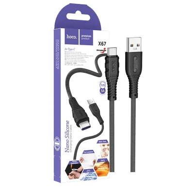 hoco. USB kabl za smartphone, X67 5A, USB type C, 1.0 met., 5 A - X67 5A Nano