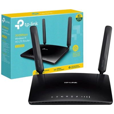 TP-LINK 3G/4G LTE Wireless N Router, 4 porta, microSIM slot, 300Mbps - TL-MR6400