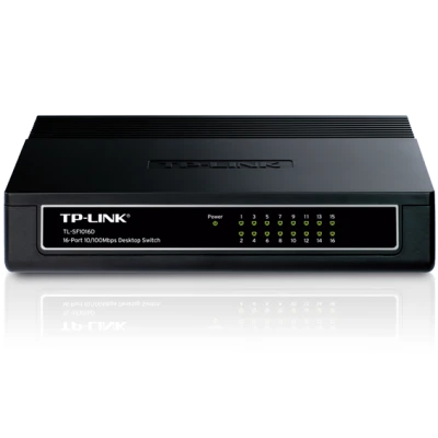 TP-LINK 16-portni switch 200Mbps, 10/100 Mbps, , RJ45 - TL-SF1016D