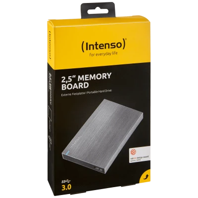 (Intenso) Eksterni Hard Disk 2.5", kapacitet 2TB, USB 3.0, Crna - HDD3.0-2TB/Memory Board