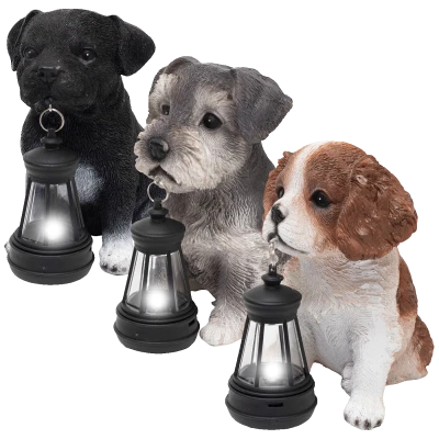 home Solarna vrtna svjetiljka u obliku psa, 80 mAh - MX672