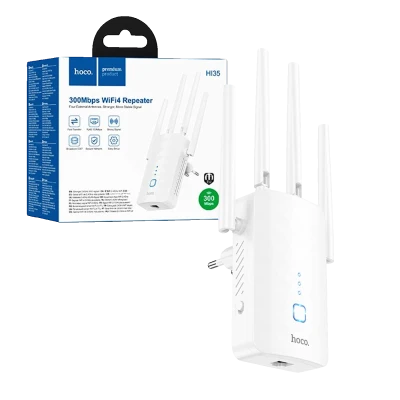 hoco. Wireless-N Extender-Access Point, 300Mbps - HI35 WiFi4 Repeater
