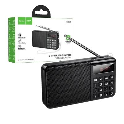 hoco. Radio prijemnik, džepni, AM/FM, MP3, Bluetooth - HI50