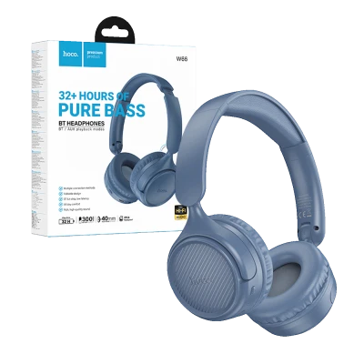 hoco. Slušalice bežične, Bluetooth / AUX - W66 Blue