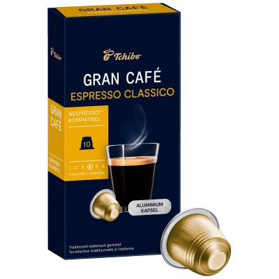 Tchibo Kapsule Gran Café Espresso Classico za Nespresso, 10/1 - Gran Café Espresso Classico 10/1