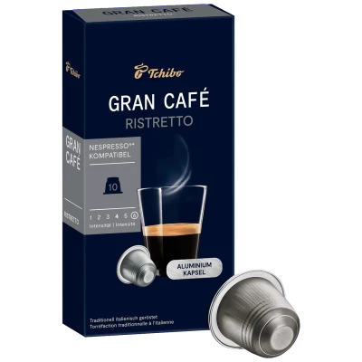 Tchibo Kapsule Gran Café Ristretto za Nespresso aparate, 10/1 - Gran Café Ristretto 10/1