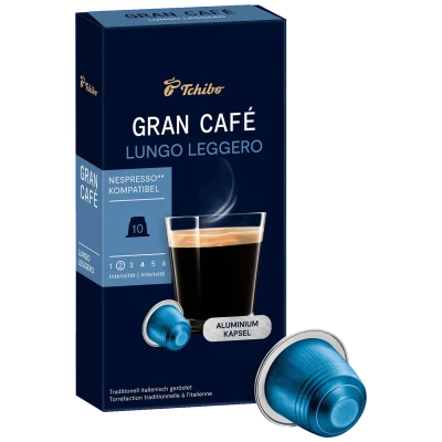 Tchibo Kapsule Gran Café Lungo Leggero za Nespresso aparate, 10/1 - Gran Café Lungo Leggero 10/1