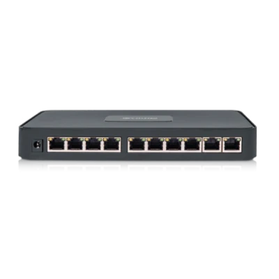 Amiko Home PoE mrežni switch, 10 port RJ-45, 8 PoE, rack ugradnja  - POE SWITCH 8CH+2