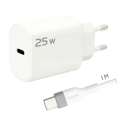 REDLINE Punjač sa USB-C kablom, 25W - G25C+CC-1M