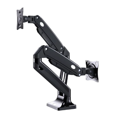 NOSAČ ZA DVA MONITORA GEMBIRD MA-DA2-03, montaža na stol, Full-motion, 17”-35”, up to 10 kg