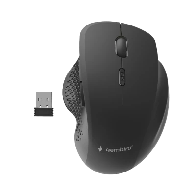 Miš GEMBIRD MUSW-6B-02, 6-button wireless optical mouse, black