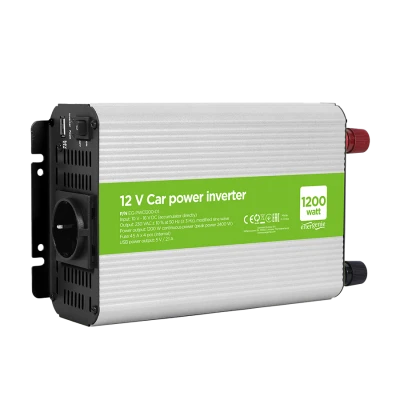 DC-AC inverter za auto GEMBIRD, in12Vout220V 1200W EG-PWC1200-01