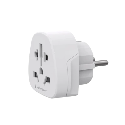 GEMBIRD univerzalni AC strujni adapter World to EU power adapter plug, 15A, A-AC-EUMINTF