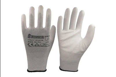 Rukavice bomber light white M