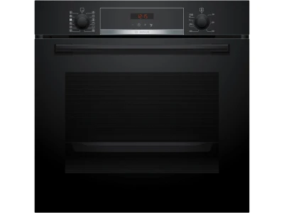 BOSCH pećnica  Serie 4| CRNA,A, 71L,8 programa, Piroliza, Dodavanje pare