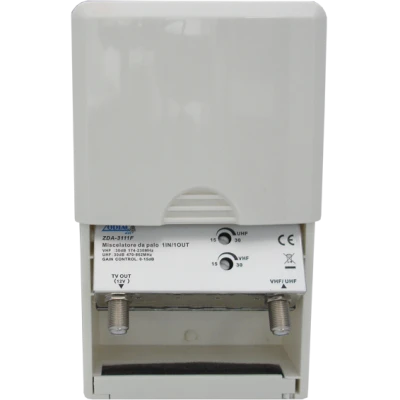 ZODIAC Pojačalo antensko, 1 ulaz 1 izlaz,  15/30dB - ZDA-3111F