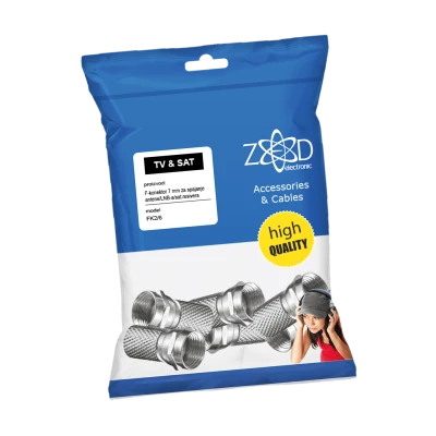 ZED electronic F-Konektor 7mm, pak. 6 kom. - FK2/6