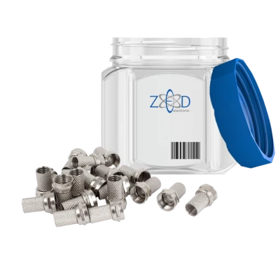 ZED electronic F-Konektor 7mm extra kvalitet, pak. 100 kom. - FK-XD/100