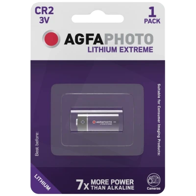 Agfa Baterija litijska CR2, 3V, blister pak. 1 komad - CR2 B1
