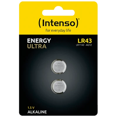 (Intenso) Baterija alkalna LR43/2, 1,5 V dugmasta, blister 2 kom