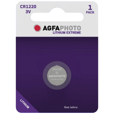 Agfa Baterija litijska CR1220, 3V dugmasta, blister pak. 1 kom. - APCR1220 B1