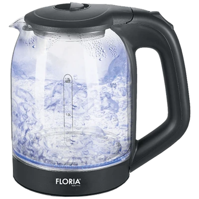 Floria Kuhalo za vodu, zapremina 1,7 l, 1850-2200 W, staklo - ZLN3505