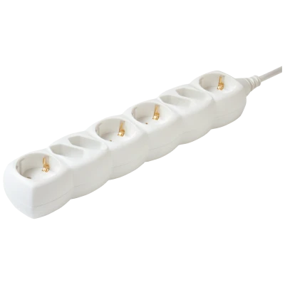 home Produžni kabl, 8 utičnica, 3 x 1.0 mm², 1.5met - NV 18/WH