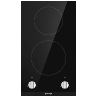 Gorenje Ugradbena staklokeramička ploča za kuhanje,  30 cm, crna - EC321BCSC