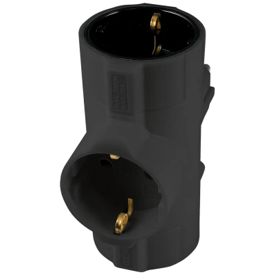 home Strujni razdjeljnik, 3 x shuko utičnice, 16A - TPF-26/BK