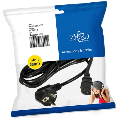 ZED electronic Kabl napojni, za PC, 1.8 met - NCPC/1,5
