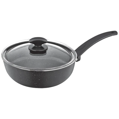 Zilan Tava sa staklenim poklopcem, granit, 24 cm - ZLN2065