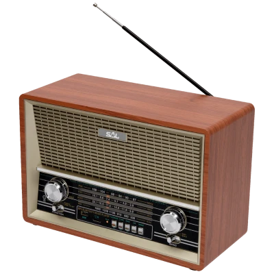 SAL Retro radio + BT bežični zvučnik, 4in1, FM, MP3, AUX - RRT 4B