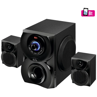 SAL Zvučnik, set 2.1 stereo, Bluetooth, MP3, FM radio, AUX - BT 201