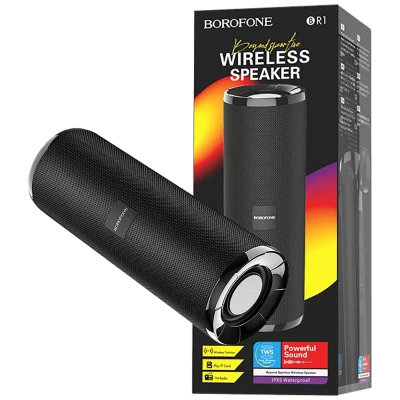 Borofone Zvučnik bežični, Bluetooth, 1200 mAh, 3 h, crna - BR1 Beyond Black