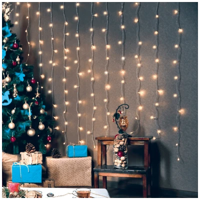 home Dekorativna LED rasvjeta, svjetlosna zavjesa - KIN 168C/WH