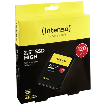 (Intenso) SSD Disk 2.5", kapacitet 120GB, SATA III High - SSD-SATA3-120GB/High