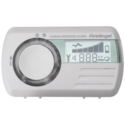 FireAngel Detektor Carbon monoxida, alarm, LCD display - CO-9D-INT