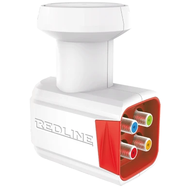 REDLINE LNB Quattro, šum 0,1 dB, DVB-S2 ( HD - UHD ) - WL-Q QUATTRO