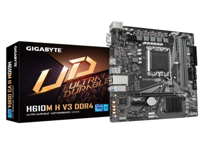 Gigabyte MB H610M H V3 DDR4LGA1700; 2xDDR4; M.2, 4xSATA6xUSB; VGA, HDMI; mATX