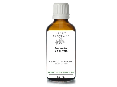 Tinktura od lista masline /Olea europea/ 50 ml - 5 komada Alkoholna tinktura