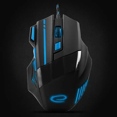 Miš ESPERANZA GAMING WOLF 7D MX201, blue, 2400dpi, double-click, ergonomic, EGM201B
